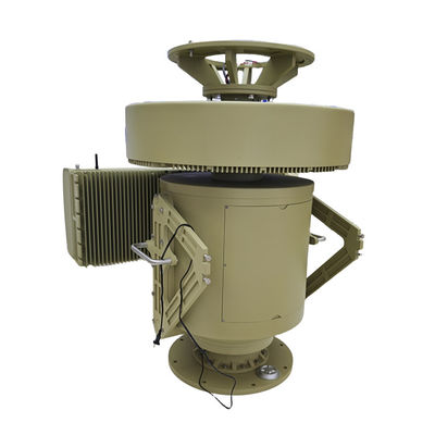 GNSS Spoofing Radio Jamming Anti Drone Radar System Within 3km