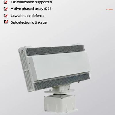 10 kilometer X-band unmanned aerial vehicle detection low altitude monitoring radar system